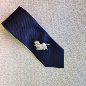 Hungarian puli tie clip